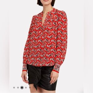 Veronica Beard Paisley Blouse